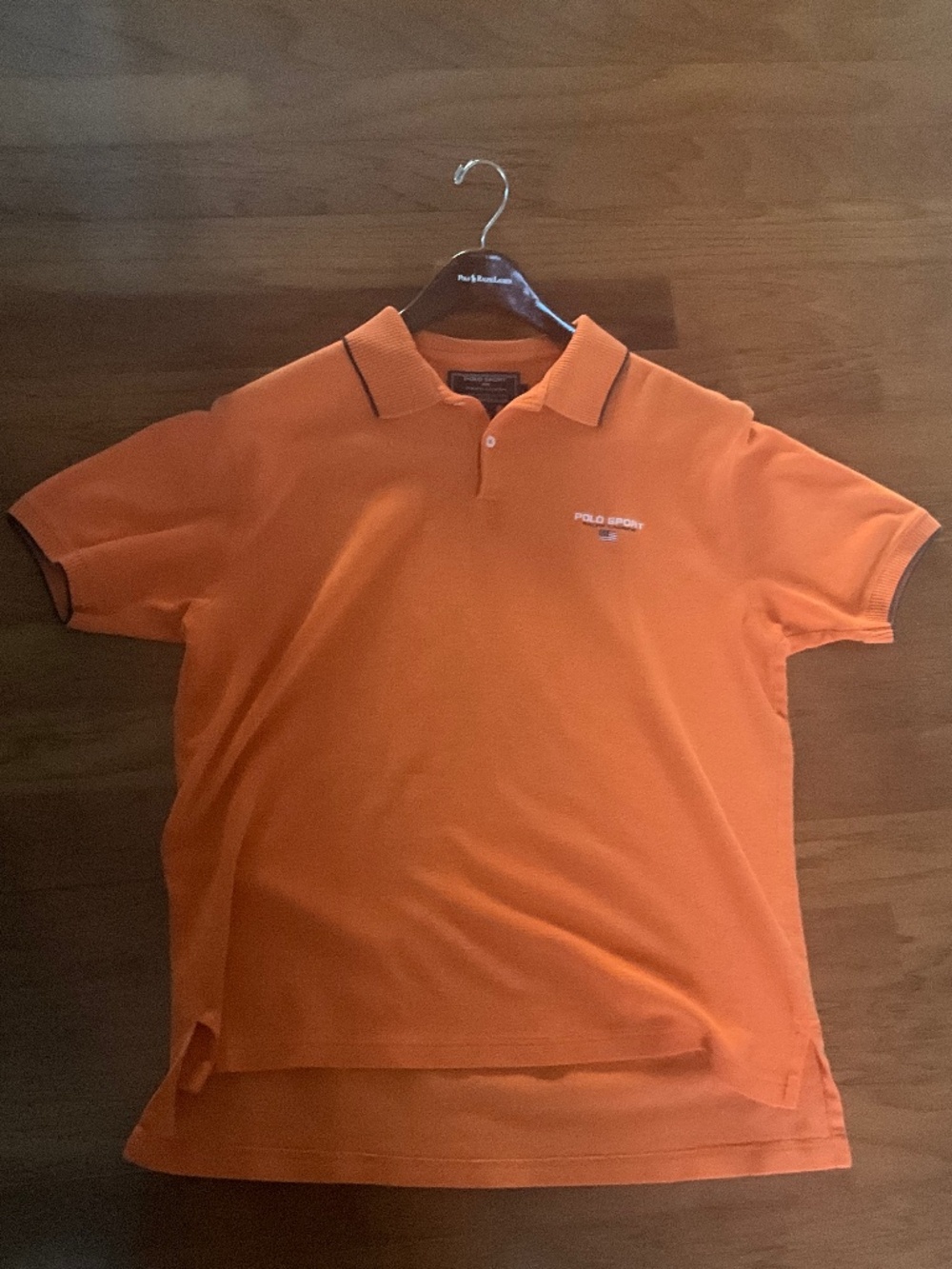 1990’s Polo Sport Ralph Lauren Orange Polo, Large